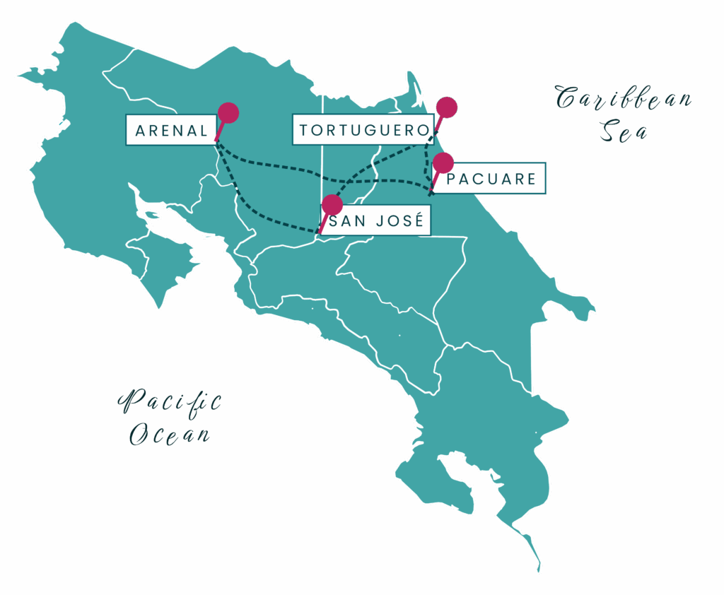 Costa Rica Map Jungle Explorer