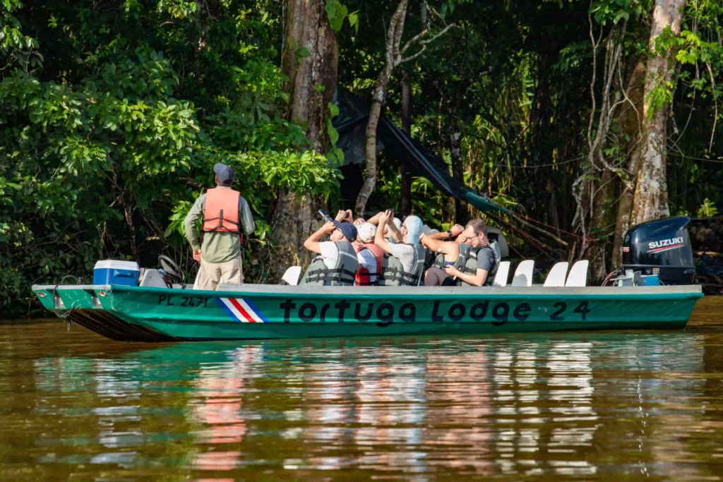 Tortuga Lodge River boat Tortuguero